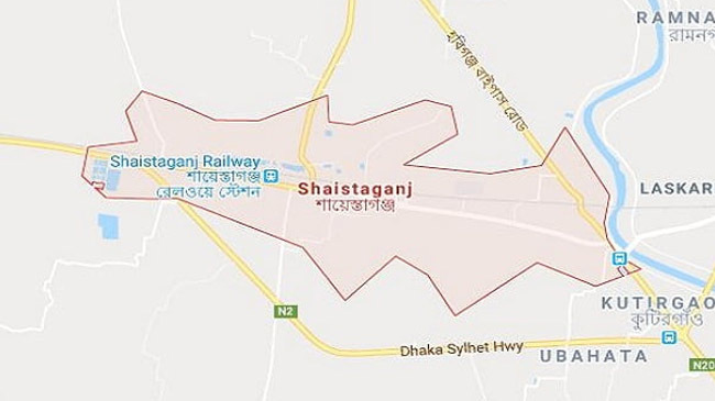 shayestaganj map