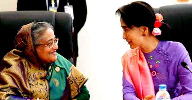 sheikh hasina and aung san suu kyi