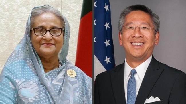 sheikh hasina and donald lu