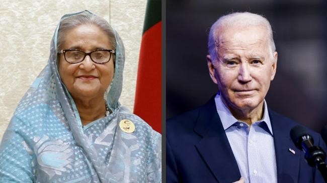 sheikh hasina and joe biden