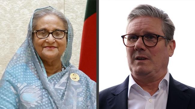 sheikh hasina and keir starmer