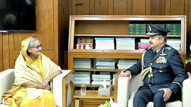 sheikh hasina and marshal vivek ram chaudhari