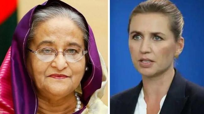 sheikh hasina and mette frederiksen