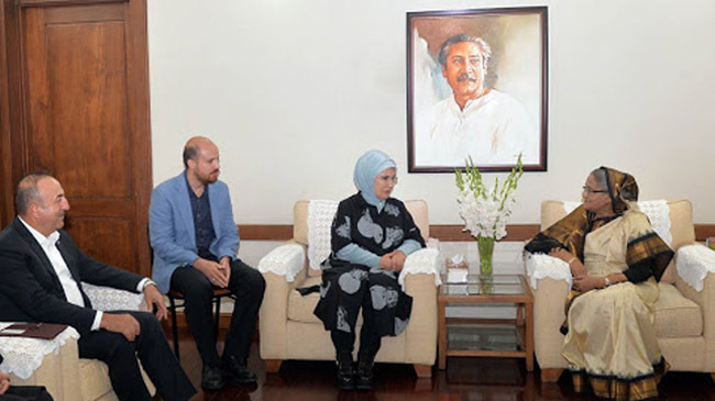 sheikh hasina and turkey first lady