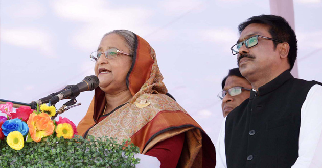 sheikh hasina at rangpur mass meeting