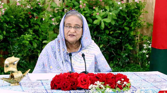 sheikh hasina bd pm students global step