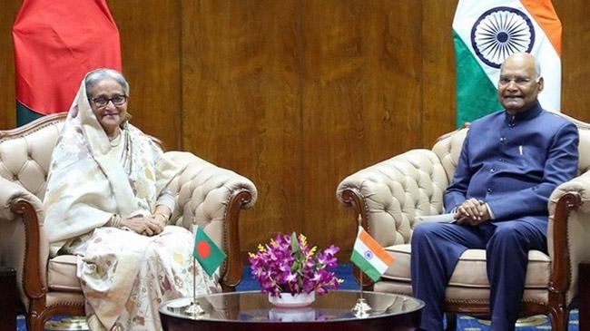 sheikh hasina ramnath kobinda 1