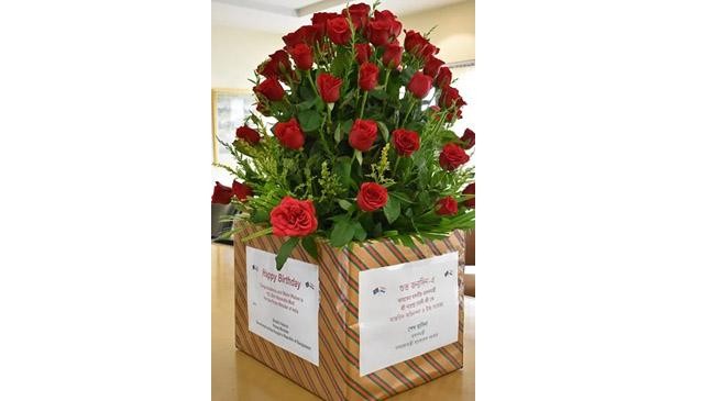 sheikh hasina sends 71 roses modi birthday