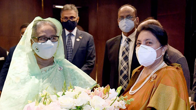 sheikh hasina vidya devi bhandari
