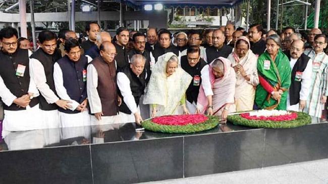 shekh hasina dhanmondhi