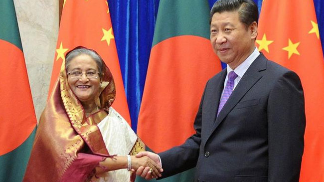 shekh hasina xi jinping