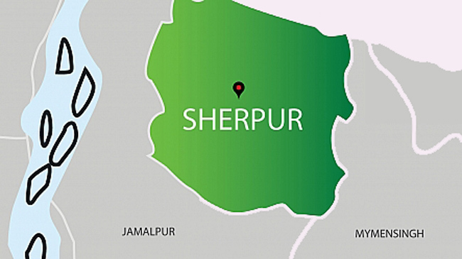 sherpur map
