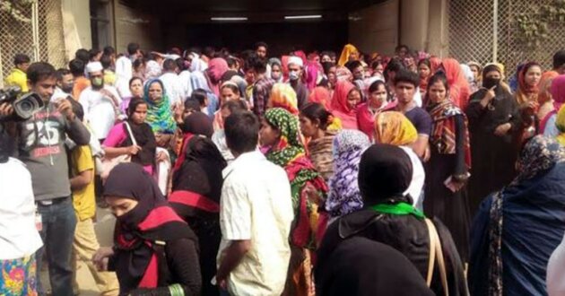 shewrapara workers protest