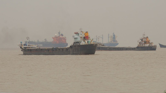 ship in sea