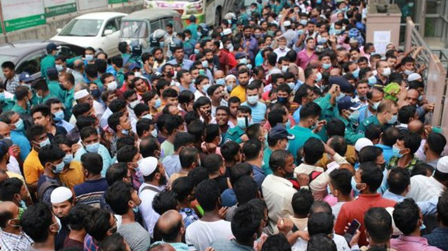soudi migrant protest