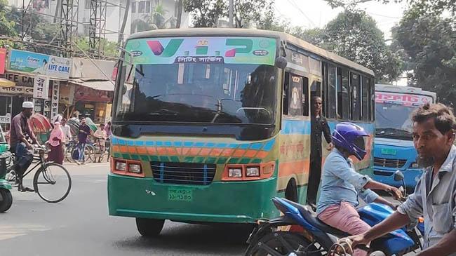 strike dhaka bus