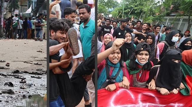 students march in comilla