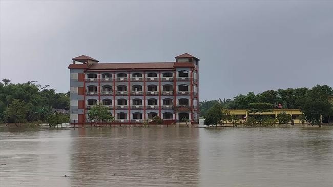 sudden flood in 4 upazilas of sylhet