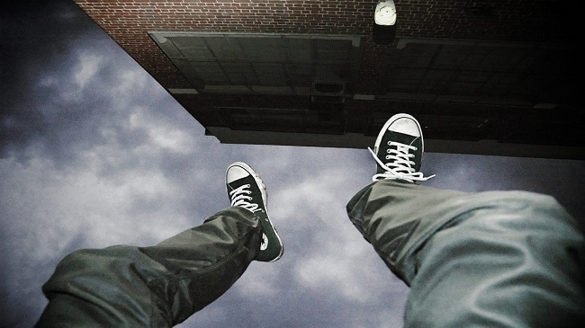suicide jump sign