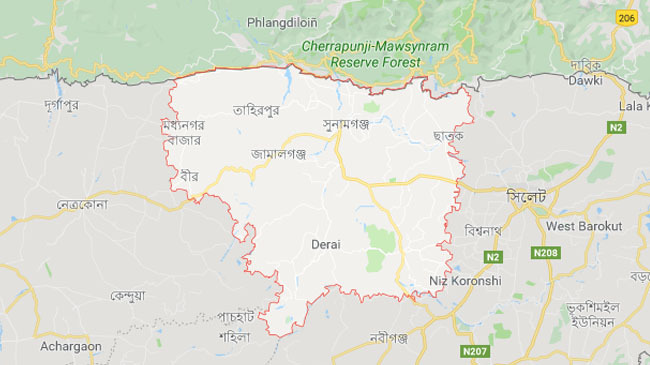 sunamganj map