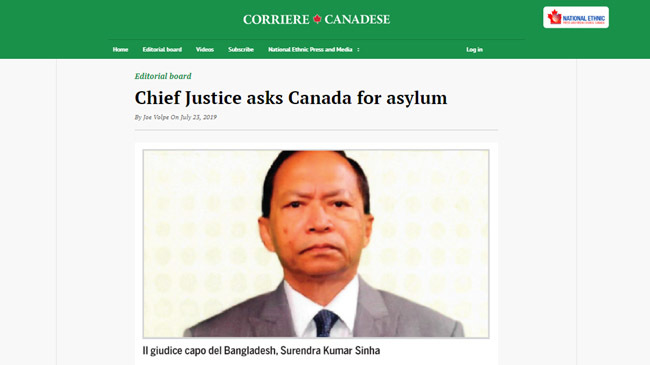 surendra kumar sinha canada