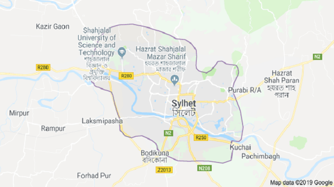 sylhet google map