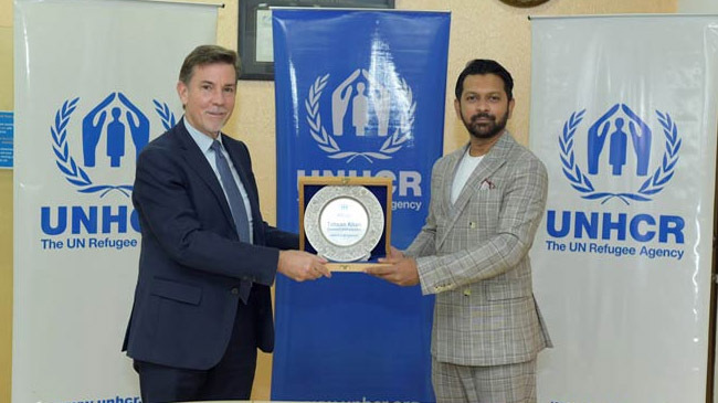 tahsan unhcr embassador