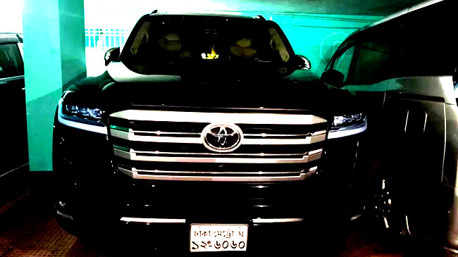 the land cruiser prado brand car of slain former mp anar