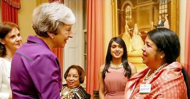 theresa may shirin sharmin chowdhury