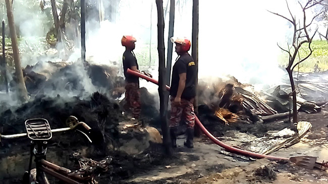 to save the money of the loan the death of the old man in the fire