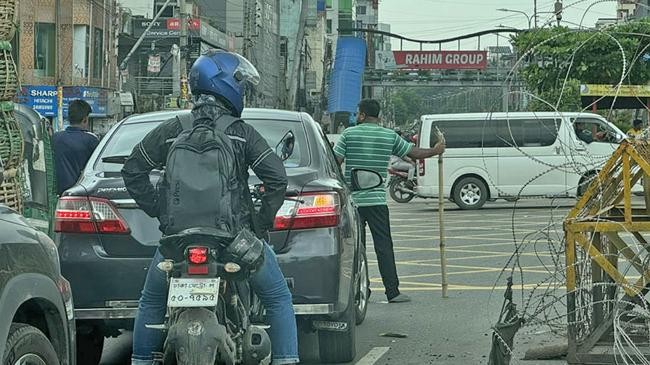 traffic control by students