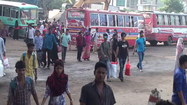 traffic jam on road