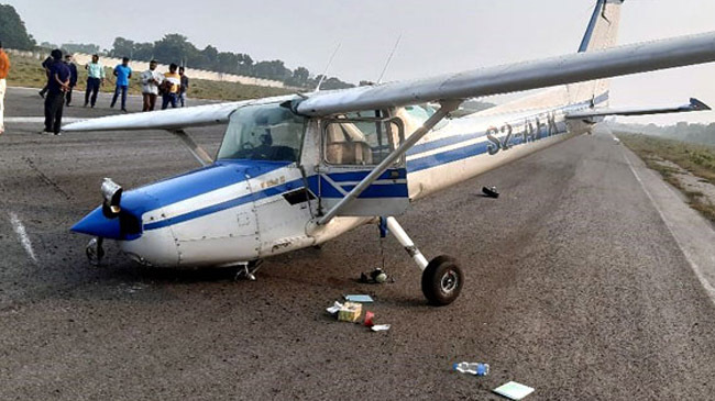 training plane accident rajshahi inner