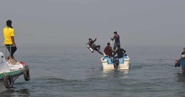 trawler in meghna