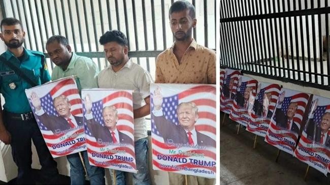 trump photo and arrested people