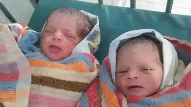 twin two children