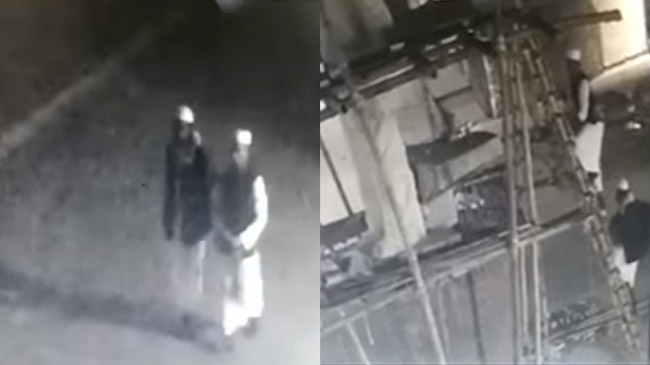 two arrested bangabandu sculpture broaken