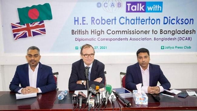 uk ambassador dhaka dcab talk