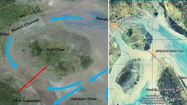 urir char noakhali cross dam