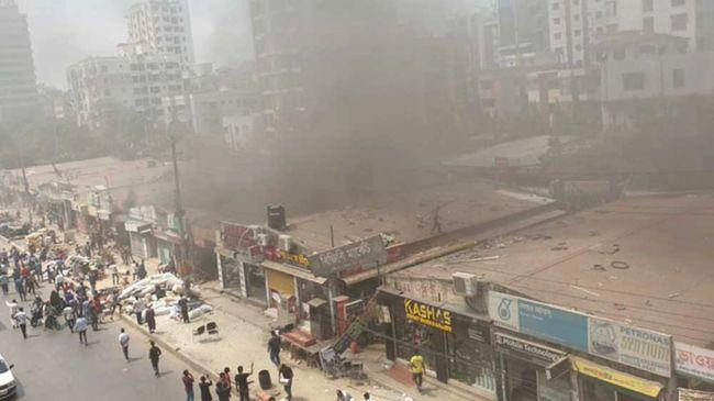 uttara bgb market fire
