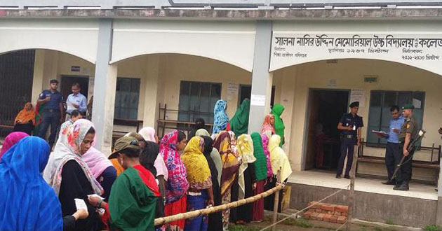 voting in gazipur