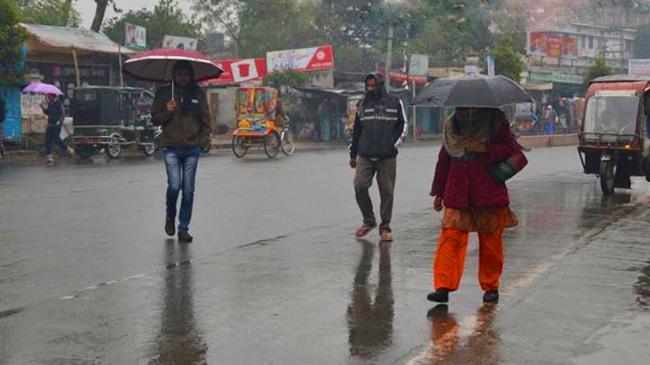winter rain dhaka 2020