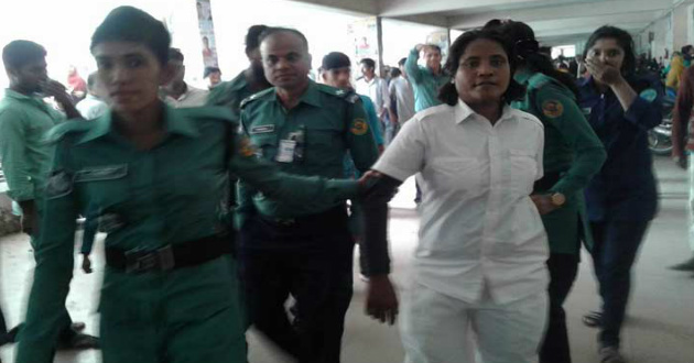 women arrest from ctg