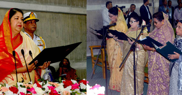 women parlament member taken oath