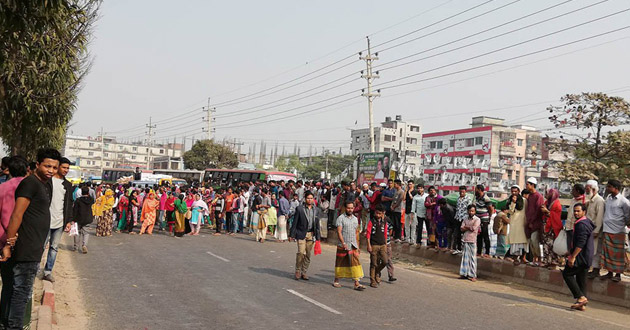 workers protests in savar 2 19