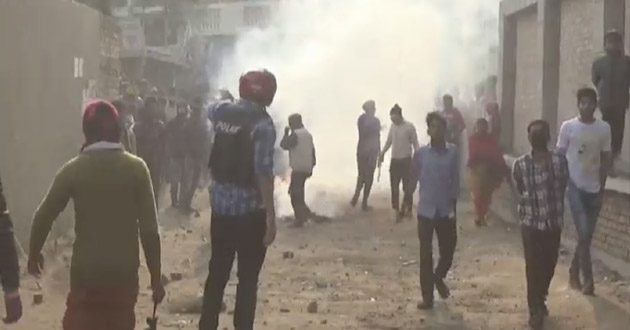 workers protests in savar