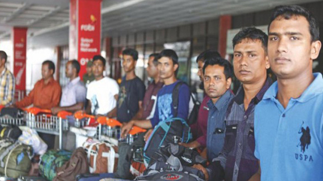 workers return from soudi