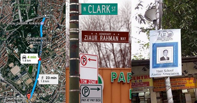 ziaur rahman in india road