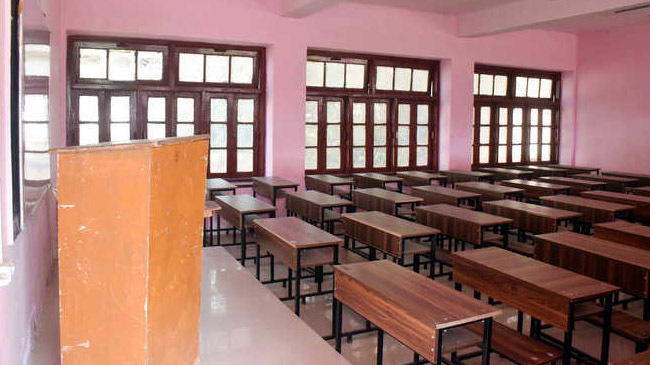 classroom empty