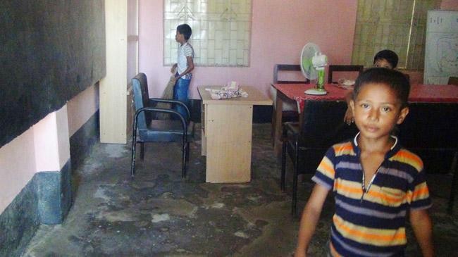 students cleaned school
